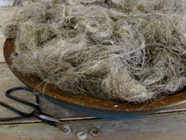 Raw Flax-flax, doll hair
