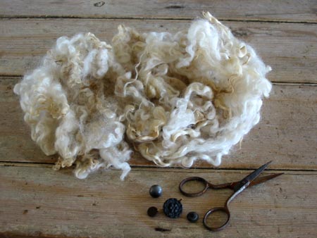 Raw Wool Bulk Size Cream Coopworth