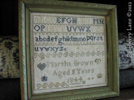 Martha Brown Marking Sampler PATTERN