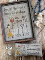 Except This Posey Sampler & Friend Pinkeep PATTERN
