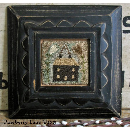 Little Brown House Needle Punch & Applique