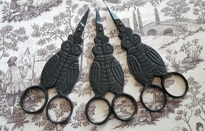 Owl Scissors - Black