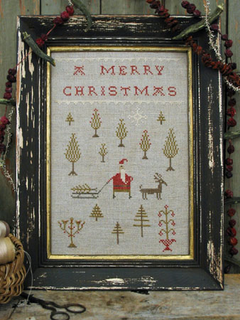 Christmas Themed Cross Stitch Pattern - Holiday and Seasonal